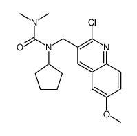 (9ci)-N-[(2-氯-6-甲氧基-3-喹啉)甲基]-N-环戊基-N,N-二甲基脲