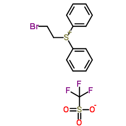 (2-溴乙基)二苯基锍三氟甲烷磺酸盐 (247129-85-7)