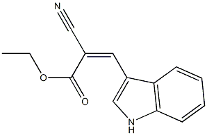 (2E)-2-氰基-3-(1H-吲哚基-3-基)丙烯酸乙酯