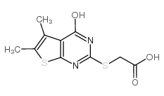 (4-羟基-5,6-二甲基噻吩并[2,3-d]嘧啶-2-基磺酰基)-乙酸 (54968-60-4)
