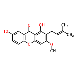 1,7-二羟基-3-甲氧基-2-异戊烯基氧杂蒽酮