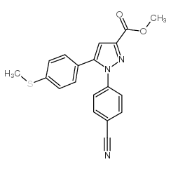 1-(4-氰基-苯基)-5-(4-甲基磺酰基-苯基)-1H-吡唑-3-羧酸甲酯