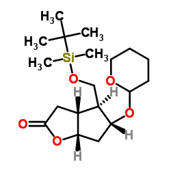 (3aR,4S,5R,6aS)-4-[[[(1,1-二甲基乙基)二甲基硅基]氧基]甲基]六氢-5-[(四氢-2H-吡喃-2-基)氧基]-2H-环戊并[b]呋喃-2-酮