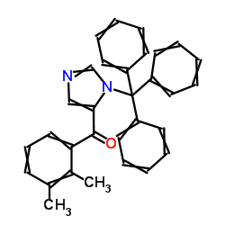 (2,3-二甲基苯基)(1-三苯甲游基-1H-咪唑-5-基)甲酮 (176721-02-1)