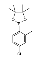 2-(4-氯-2-甲基-苯基)-4,4,5,5-四甲基-1,3,2-二氧杂硼烷