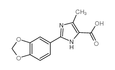 2-苯并[1,3]二氧代-5-基-5-甲基-3H-咪唑-4-羧酸