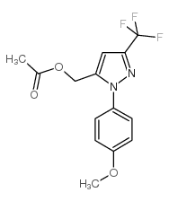 (1-(4-甲氧基苯基)-3-(三氟甲基)-1H-吡唑-5-基)乙酸甲酯 (637318-19-5)