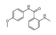 N-(4-甲氧基苯基)-2-(甲基氨基)苯甲酰胺