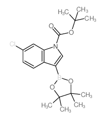 1-BOC-6-氯吲哚-3-硼酸频那醇酯