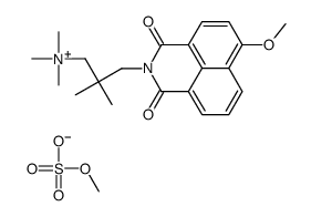 [3-[6-甲氧基-1,3-二氧代-1H-苯[DE]-2(3H)-异喹啉基]-2,2-二甲基丙基]三甲铵硫酸甲酯盐