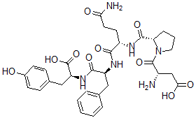 L-alpha-天冬氨酰-L-脯氨酰-L-谷氨酰胺酰-L-苯丙氨酰-L-酪氨酸