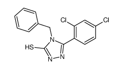 4-苄基-5-(2,4-二氯苯基)-4h-1,2,4-噻唑-3-硫醇 (23282-91-9)