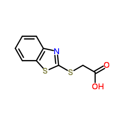 (2-苯并噻唑硫代)乙酸 (6295-57-4)