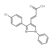 3-[3-(4-溴苯基)-1-苯基-1H-吡唑]-丙烯酸