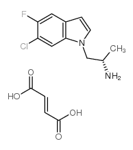 (As)-6-氯-5-氟-alpha-甲基-1H-吲哚-1-乙胺富马酸