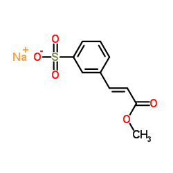 (E)-3-(3-甲氧基-3-氧代-1-丙烯-1-基)苯磺酸钠
