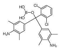 4-氨基-Alpha-(4-氨基-3,5-二甲基苯基)-Alpha-(2,6-二氯苯基)-3,5-二甲基苯甲醇与硼酸的单酯