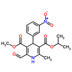 4-(3-硝基苯基)-2-甲醛基-6-甲基-1,4-二氢吡啶-3,5-二羧酸 5-异丙酯-3-甲酯