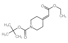 4-(2-乙氧基-2-氧代亚乙基)-1-哌啶羧酸叔丁酯 (135716-08-4)