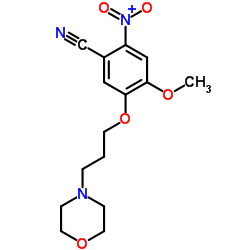 4-甲氧基-5-(3-吗啉丙氧基)-2-硝基苯甲腈 (675126-26-8)