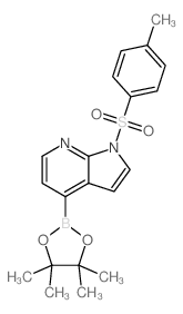 1-[(4-甲基苯基)磺酰基]-4-(4,4,5,5-四甲基-1,3,2-二噁硼烷-2-基)-1H-吡咯并[2,3-b]吡啶