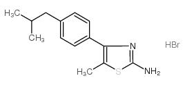4-(4-异丁基苯基)-5-甲基-1,3-噻唑-2-胺氢溴酸