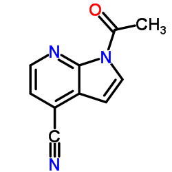 1-乙酰基-4-氰基-7-氮杂吲哚 (618446-36-9)