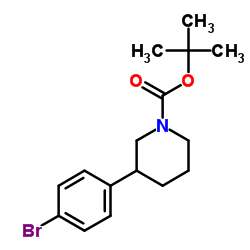 3-(4-溴苯基)哌啶-1-甲酸叔丁酯