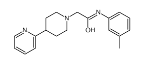 N-(3-甲基苯基)-4-(2-吡啶)-1-哌啶乙酰胺
