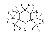 4-氨基-2,2,6,6-四甲基哌啶氧-D17,15N