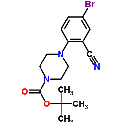 1-BOC-4-(4-溴-2-氰基苯基)哌嗪