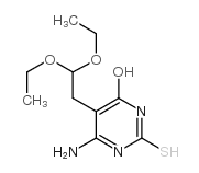 6-氨基-5(2,2-二乙氧基乙基)-4-羟基-2-巯基嘧啶 (7400-05-7)