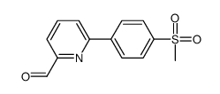 6-[4-(甲砜基)苯基]-2-吡啶甲醛 (834884-84-3)