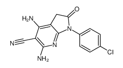 4,6-二氨基--1-(4-氯苯基)-2-氧代-2,3-二氢-1h-吡咯并[2,3-b]吡啶-5-甲腈