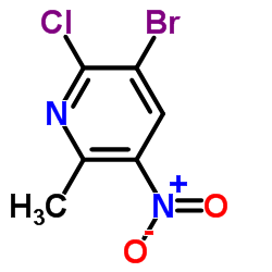 3-溴-2-氯-5-硝基-6-甲基吡啶