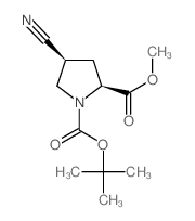 顺式-N-boc-4-氰基-l-脯氨酸甲酯 (487048-28-2)