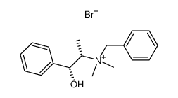 (-)-N-苯甲基-N-甲基麻黄碱溴化物