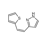 ((E)-5-(2-(噻吩-2-基)乙烯基)-1H-吡唑) (500128-99-4)