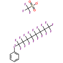 (全氟正辛基)苯基碘三氟甲烷磺酸盐 (77758-89-5)