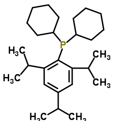 ((2,4,6-三异丙基)苯基)二-环己基膦 (303111-96-8)