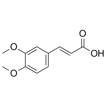 3,4-Dimethoxycinnamic Acid； 3,4-二甲氧基肉桂酸