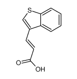(2E)-3-(1-苯并噻吩-3-基)丙烯酸