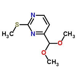 4-(二甲氧甲基)-2-甲硫基嘧啶 (180869-36-7)