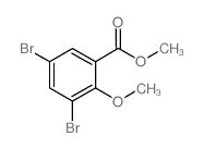 3,5-二溴-2-甲氧基苯甲酸甲酯 (15790-59-7)