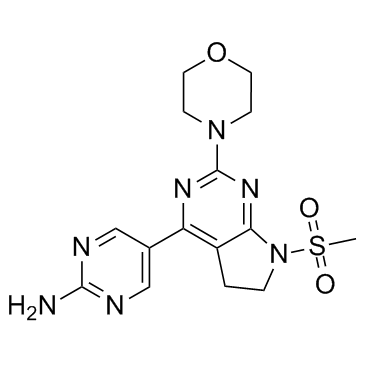 [5-[7-甲磺酰基-2-(吗啉-4-基)-6,7-二氢-5H-吡咯并[2,3-D]嘧啶-4-基]嘧啶-2-基]胺