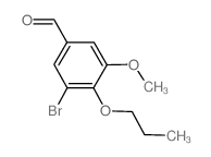 3-溴-5-甲氧基-4-丙氧基苯甲醛