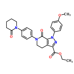 1-(4-甲氧基苯基)-7-氧代-6-[4-(2-氧代哌啶-1-基)苯基]-4,5,6,7-四氢-1H-吡唑并[3,4-C]吡啶-3-羧酸乙酯