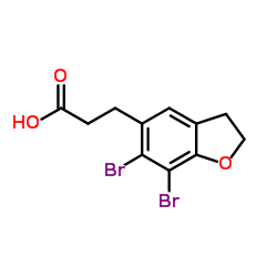 3-(6,7-二溴-2,3-二氢-1-苯并呋喃-5-基)丙酸