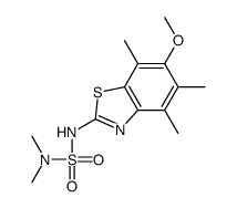 N-(6-甲氧基-4,5,7-三甲基-2-苯并噻唑)-N,N-二甲基磺酰胺