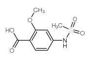 2-甲氧基-4-[(甲基磺酰基)氨基]苯甲酸